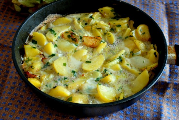 Картофельный омлет по-испански(Тортилья)